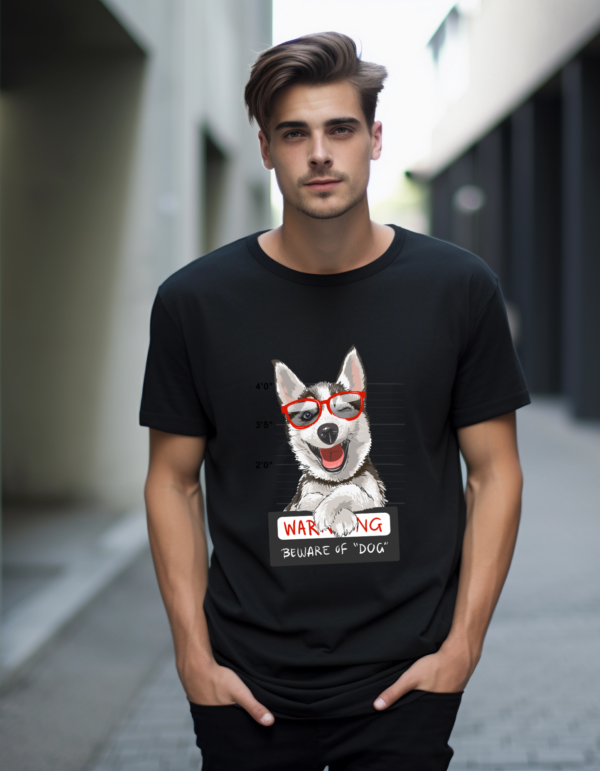 WARNING:BEWARE OF DOG✫REGULAR FIT✫